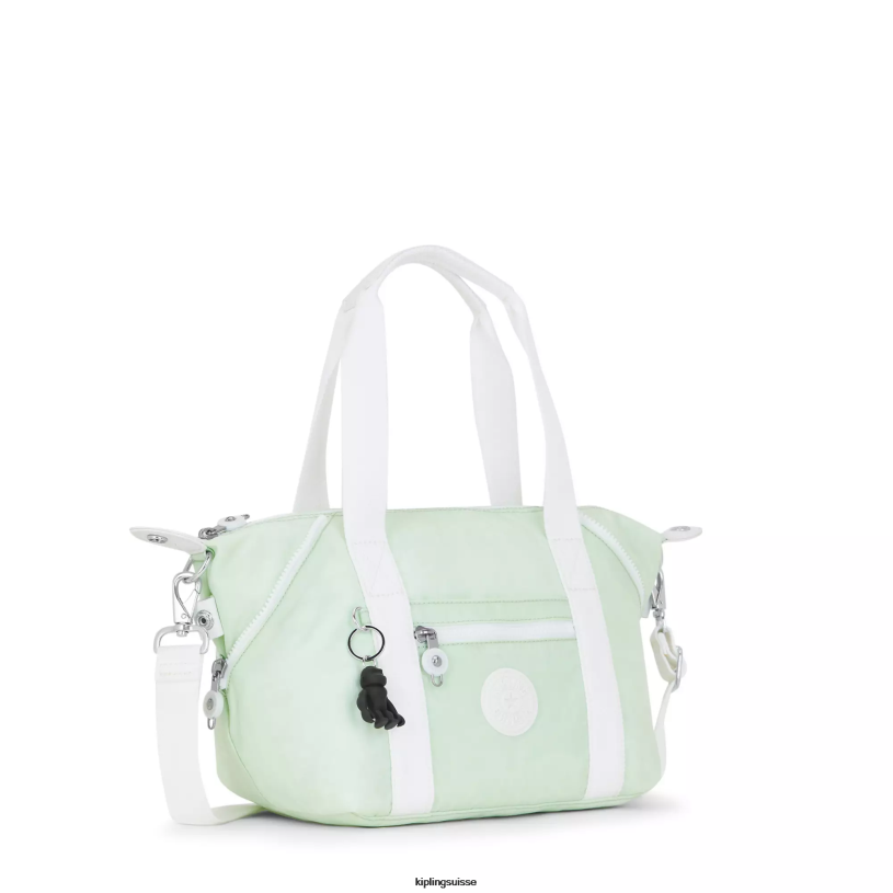 Kipling sacs à bandoulière vert aéré femmes mini sac porté épaule art FPRN39