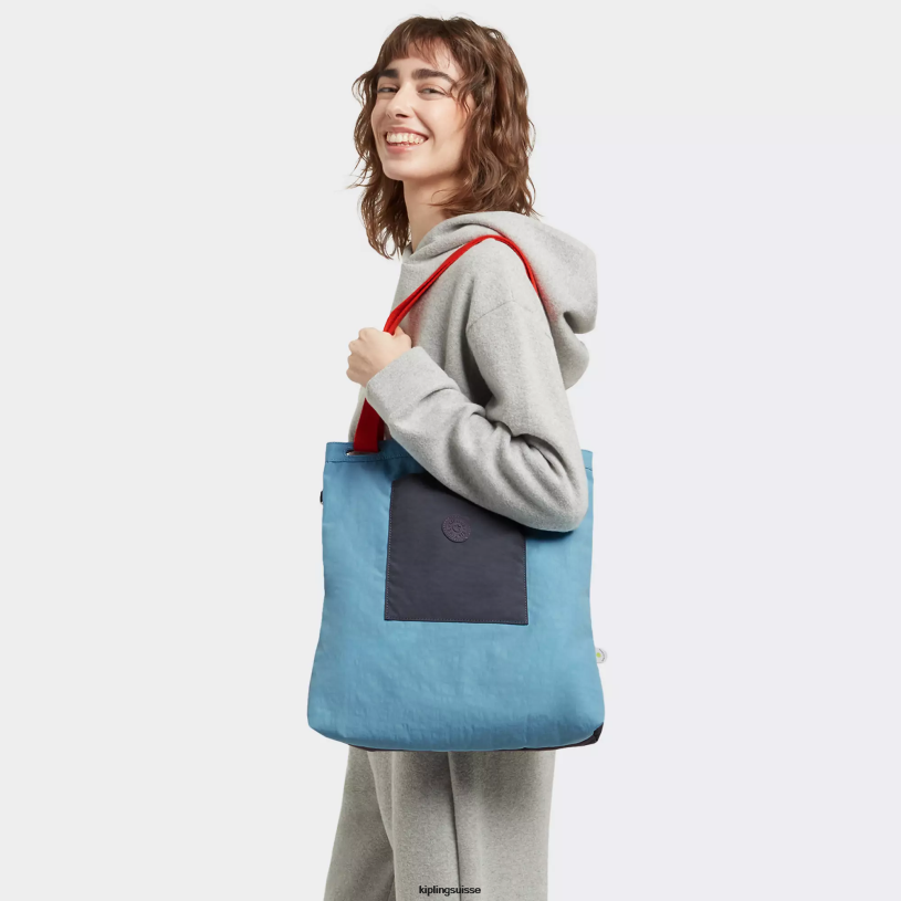 Kipling sacs fourre-tout bleu piscine femmes sac fourre-tout Annas FPRN272