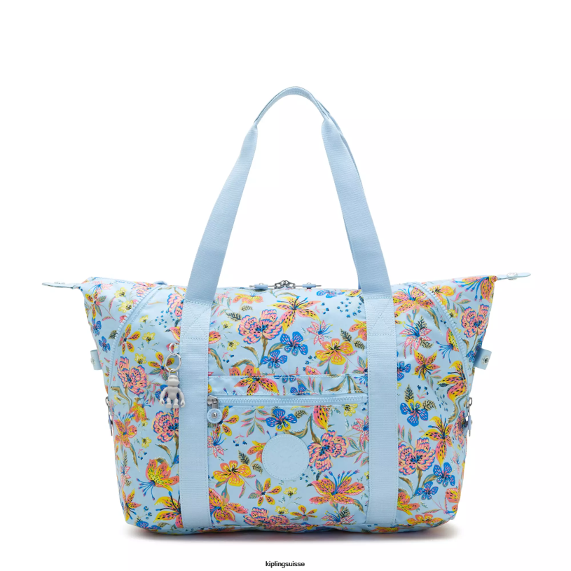 Kipling sacs fourre-tout fleurs sauvages femmes sac fourre-tout imprimé de taille moyenne FPRN262 - Cliquez sur l'image pour la fermer