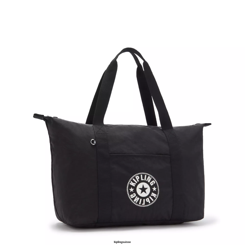 Kipling sacs fourre-tout lumière noire femmes sac fourre-tout art medium lite FPRN268